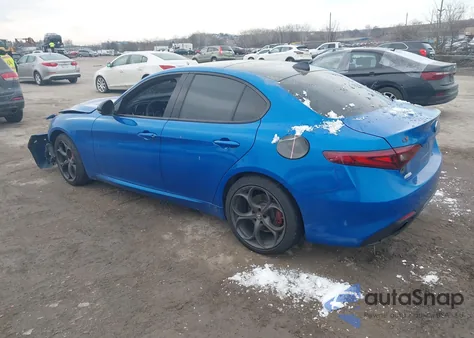 2019 Alfa Romeo Giulia Ti Sport Awd from USA, damaged, VIN ZARFANBN3K7608205